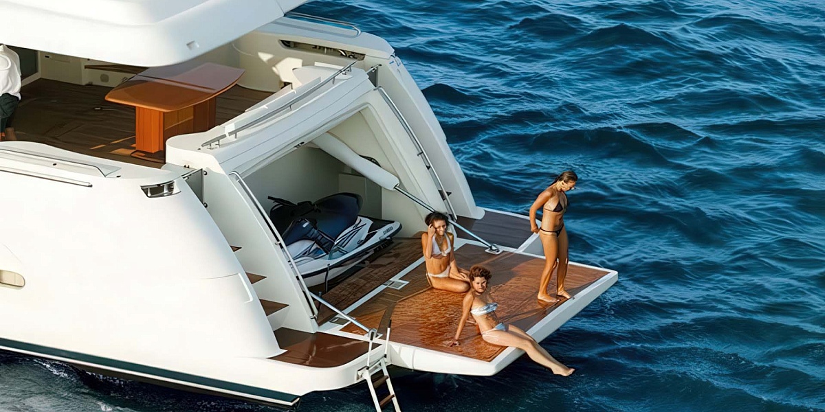 Аренда яхты Ferretti 881 Samara на Мальдивах